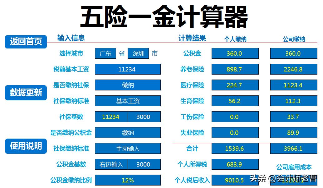 广东省五险一金计算器，理解与应用指南